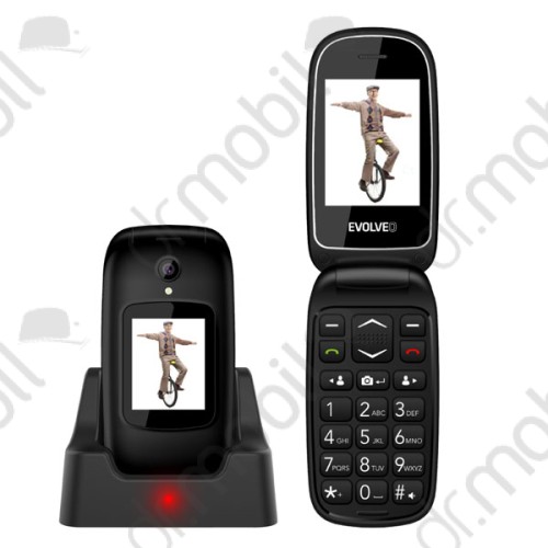 Mobiltelefon EVOLVEO EasyPhone FD (EP700) 2SIM / DUAL SIM két kártya) Nagy gomb és kijelző, vészhívó gomb!